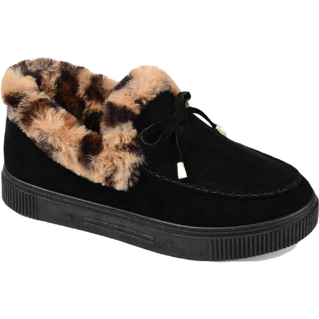 Journee Collection Journee Collection Womens Midnight Faux Suede Moccasins 4