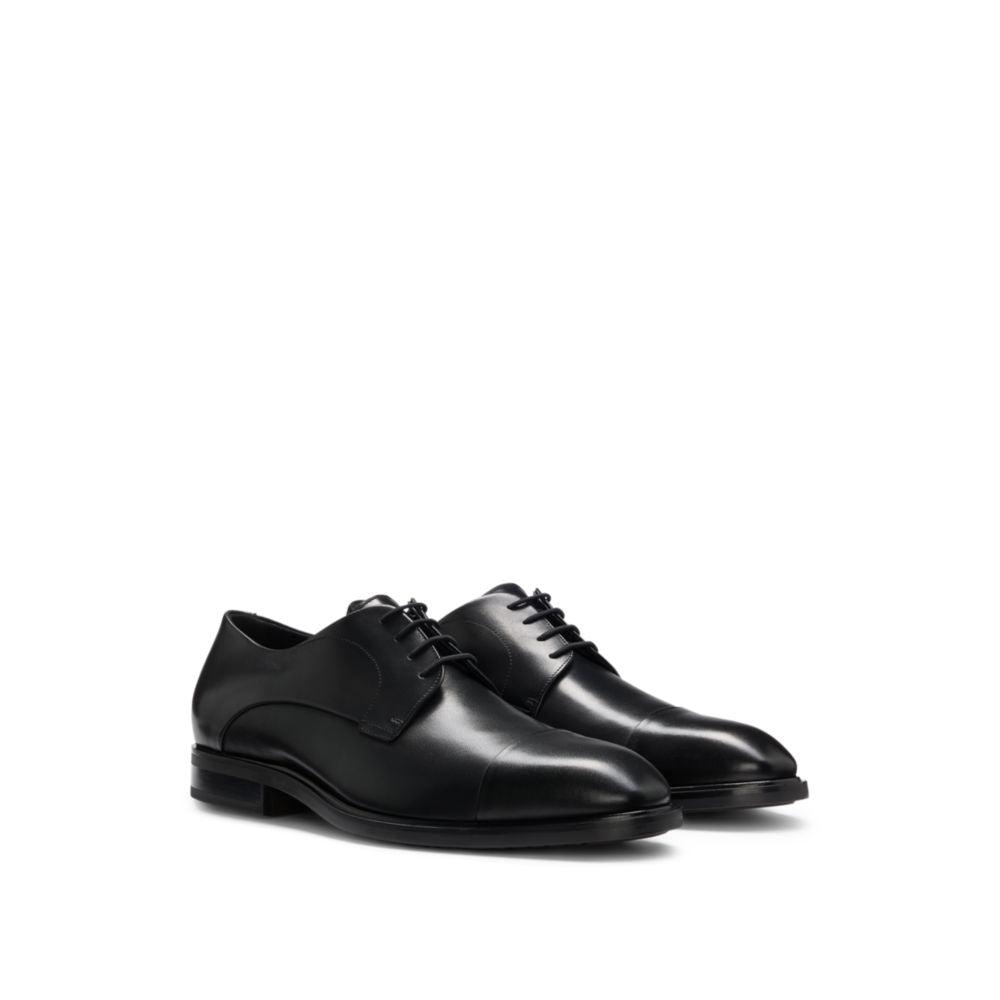 Hugo Boss Leather Derby shoes with cap toe