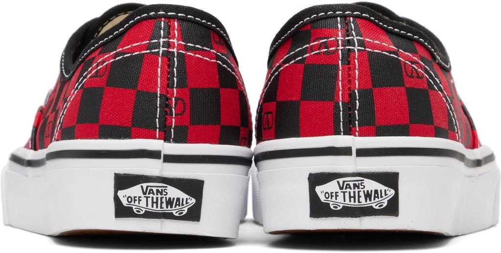 Valentino Red Vans Edition VLogo Checkerboard Sneakers 2