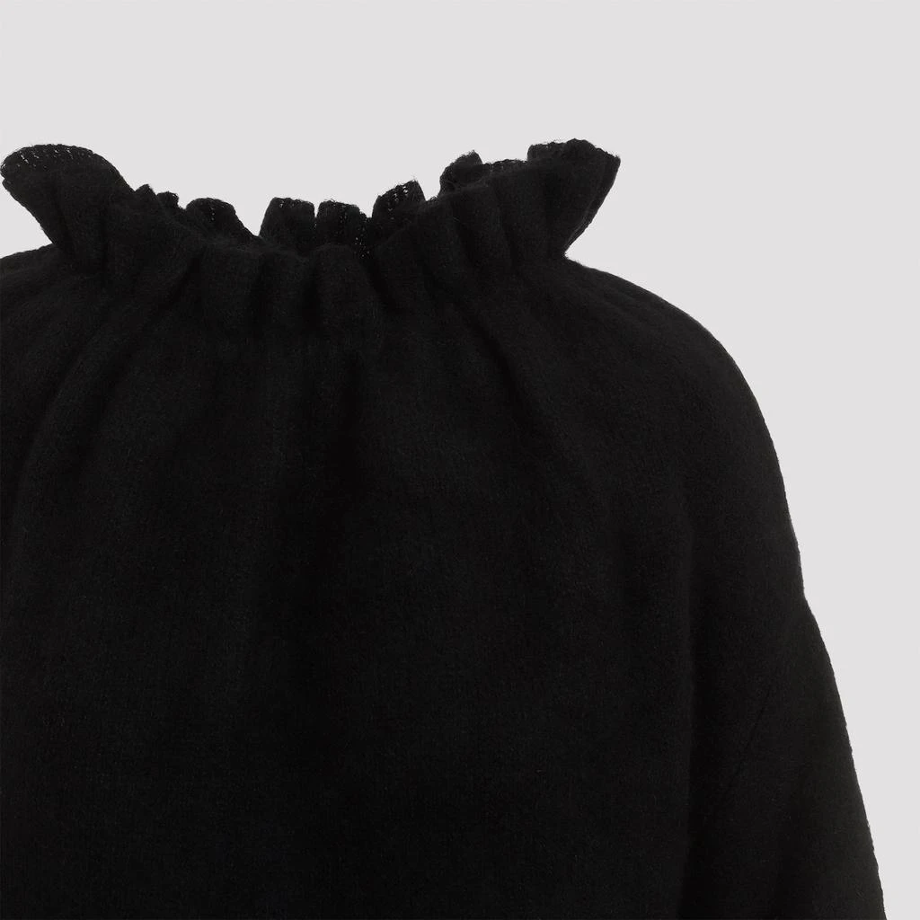 Simone Rocha OVERSIZED GATHERED PLEATED NECK JUMPER 3