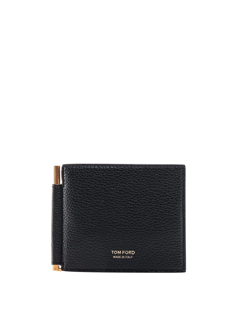 Tom Ford Tom Ford Logo Printed Bi-Fold Wallet 1