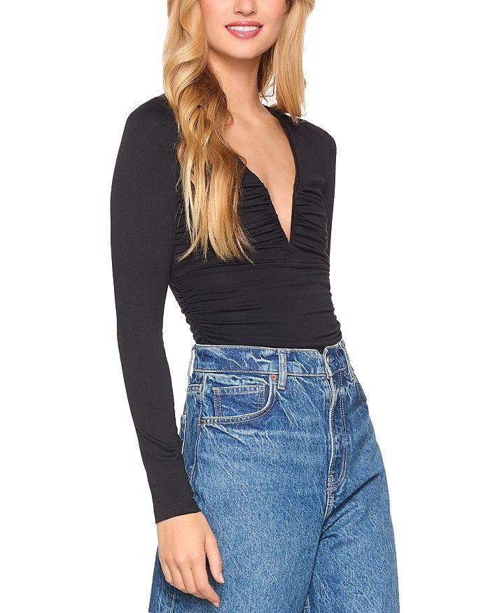 Susana Monaco V Wire Long Sleeve Top 1