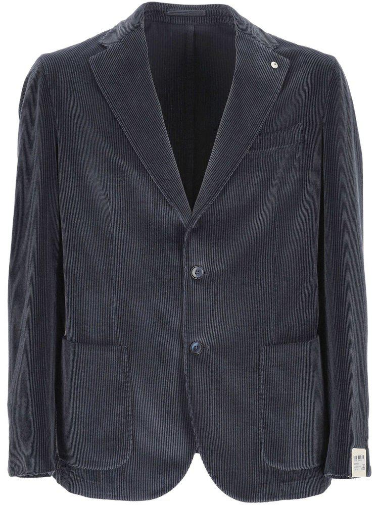 L.B.M. 1911 L.B.M. 1911 Pinstriped Single-Breasted Blazer