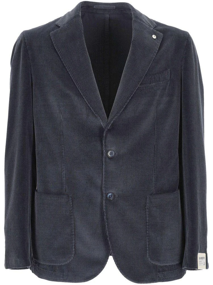 L.B.M. 1911 L.B.M. 1911 Pinstriped Single-Breasted Blazer 1