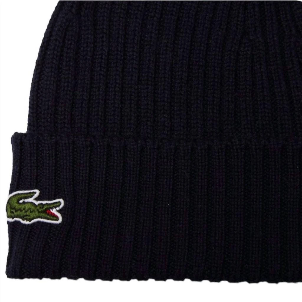 Lacoste Lacoste - Ribbed Wool Beanie - Unisex 2