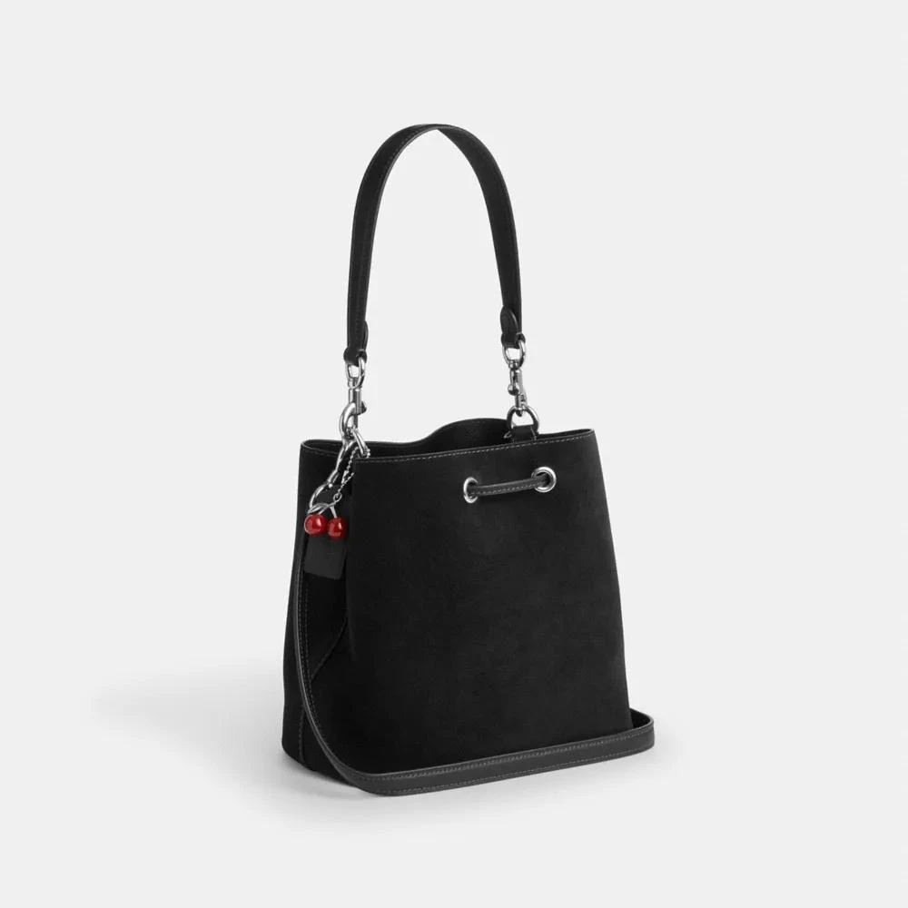 Coach Rowan Bucket Bag With Cherry Charm 6