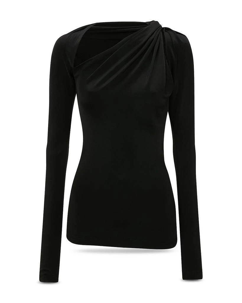 Victoria Beckham Gathered Jersey Top 1