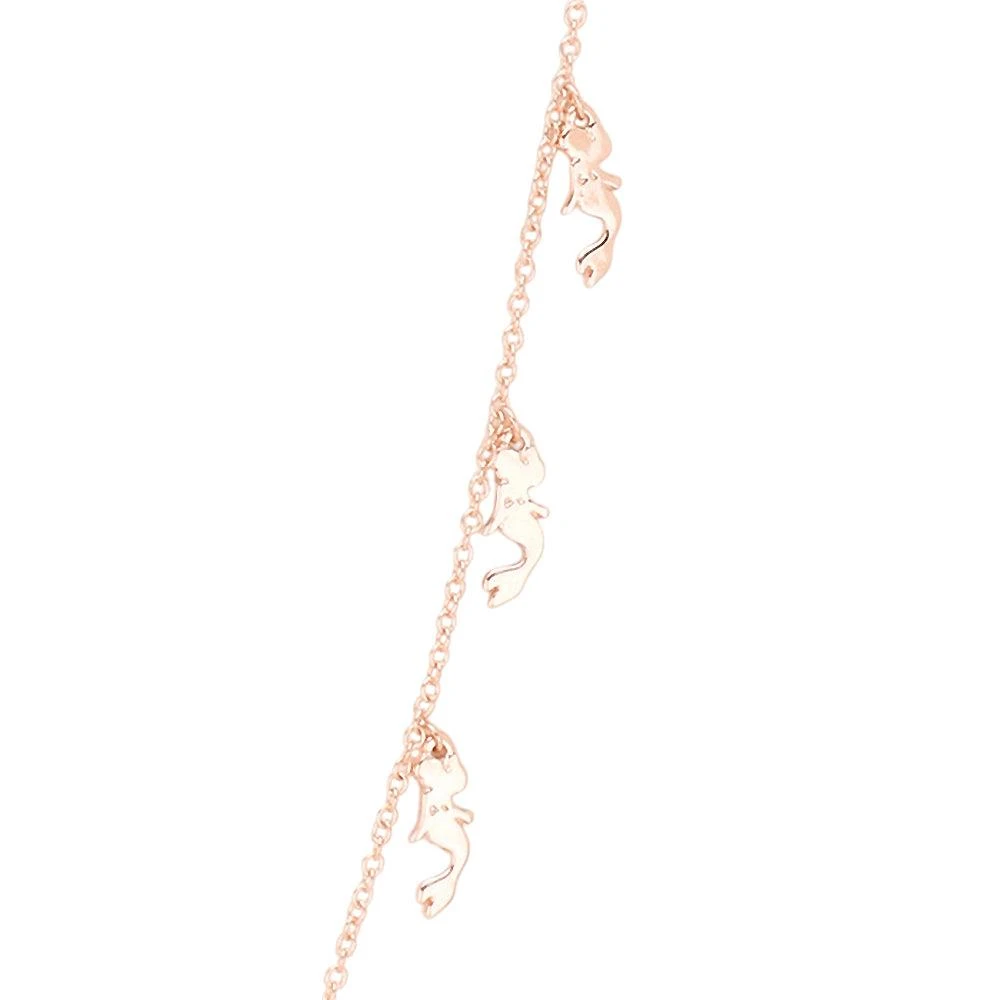 FASHNZFAB Metal Seahorse Long Necklace 2