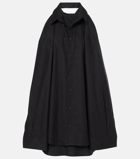 Balenciaga Suspended cotton shirt dress 1
