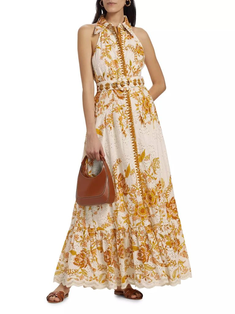 Hemant & Nandita Belted Floral Shirtdress 2