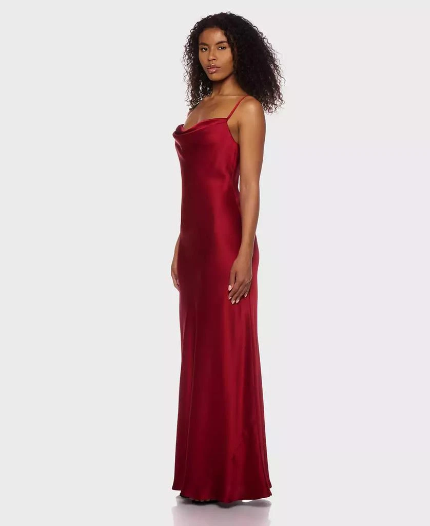 B Darlin Juniors' Sleeveless Satin Maxi Dress 3