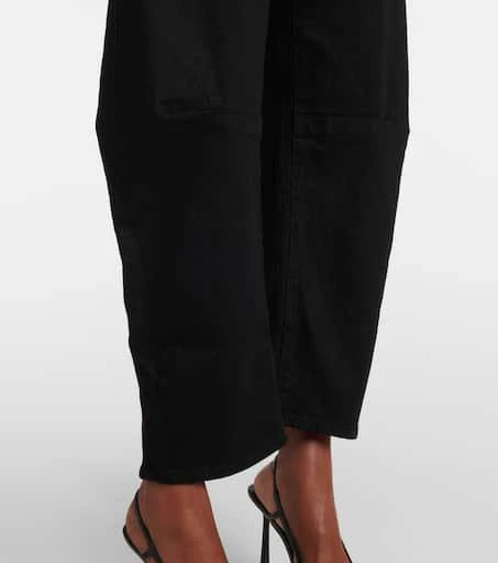 Nili Lotan Shon high-rise barrel-leg jeans 5