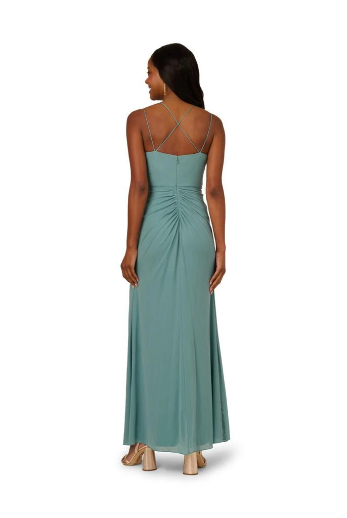 Adrianna Papell Stretch mesh draped gown - Dresses & Skirts - BeyondStyle Adrianna Papell Stretch mesh draped gown - Dresses & Skirts - BeyondStyle