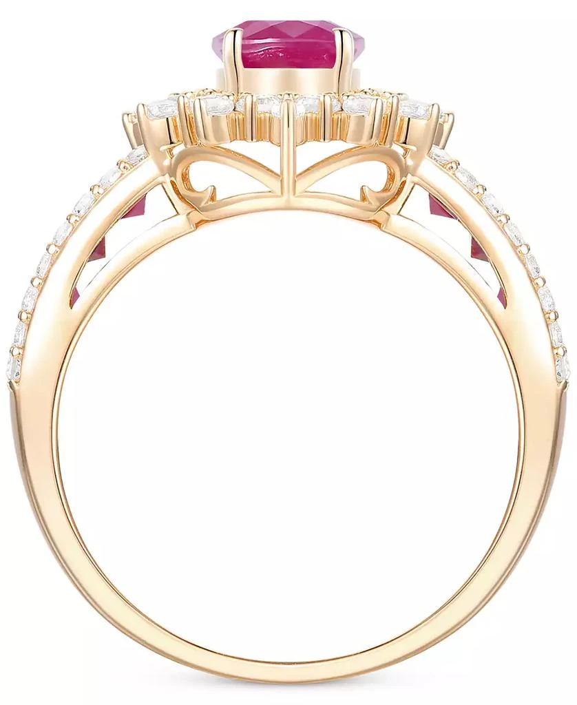 Macy
s Sapphire (2-1/3 ct. t.w) and Diamond (3/4 ct. t.w.) Ring in 14k White Gold (Also Available in Ruby and Emerald) 6