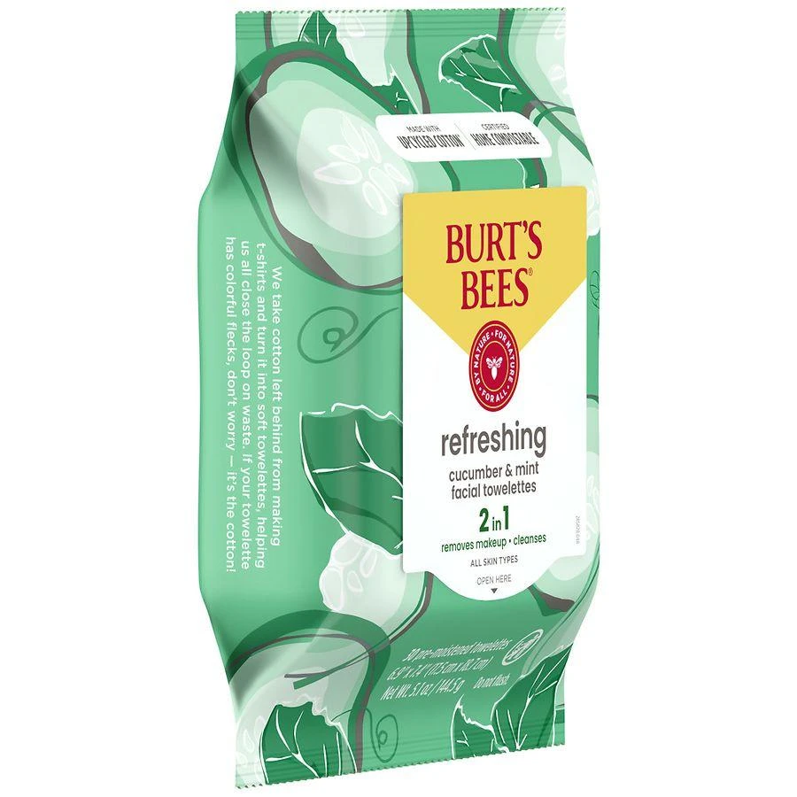 Burt's Bees Refreshing Facial Towelettes with Cucumber & Mint Cucumber & Mint 5