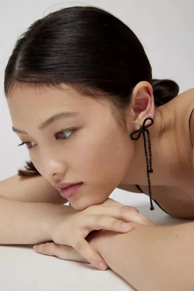 Urban Outfitters Rhinestone Bow Earring 2