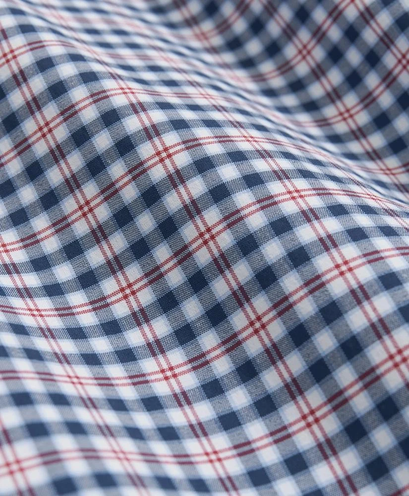 Brooks Brothers Performance Series Stretch Button-Down Collar, Checked Sport Shirt 3