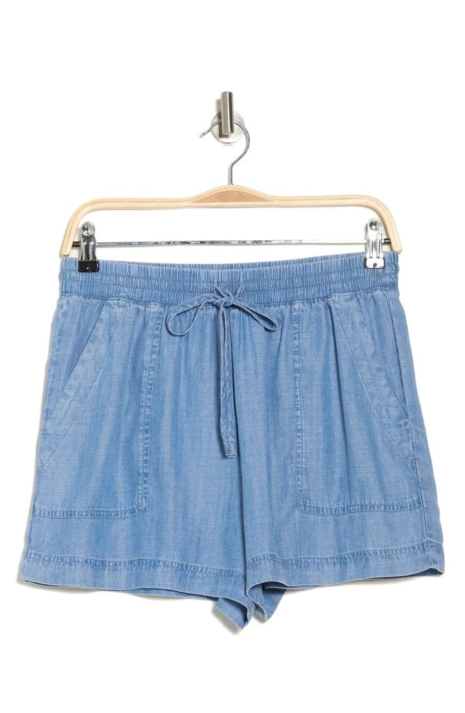 Splendid Marseilles Chambray Drawstring Shorts 3
