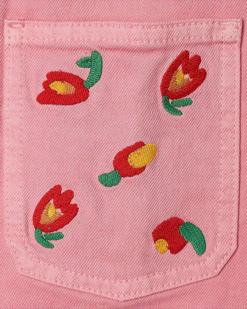 Stella Girl
s Short-Sleeve Embroidered Gabardine Dress, Size 4-12 2