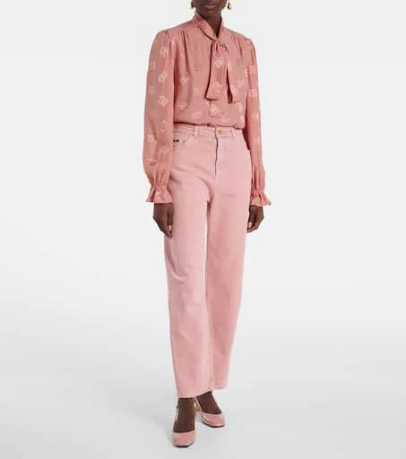 Dolce 
Gabbana Mid-rise straight leg jeans 7