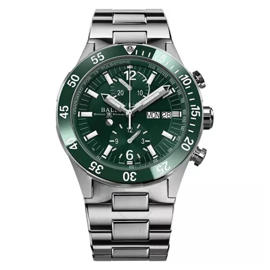 BALL Watch Roadmaster Rescue Chronograph Automatic Green Dial Men's Watch DC3030C-S2J-GR