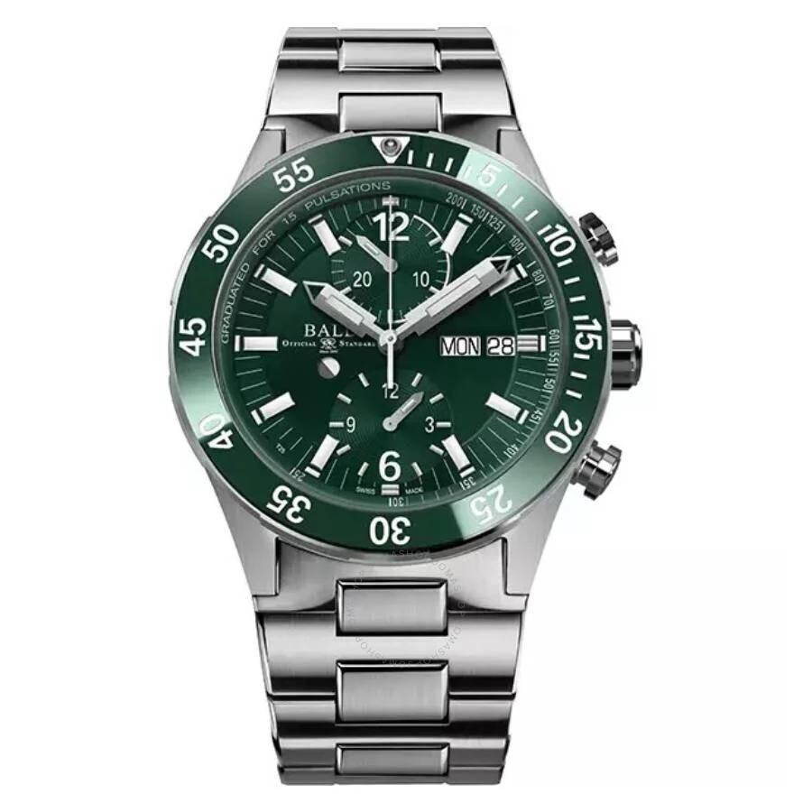 BALL Watch Roadmaster Rescue Chronograph Automatic Green Dial Men's Watch DC3030C-S2J-GR 1