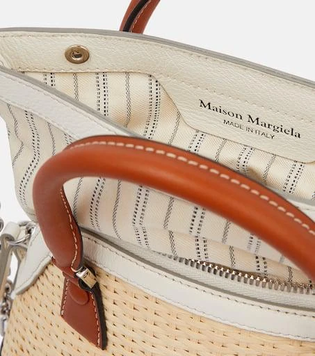 MAISON MARGIELA 5AC Mini raffia tote 3