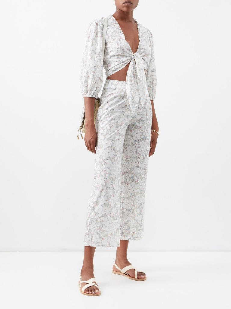 Loup Charmant Carta cotton crop top