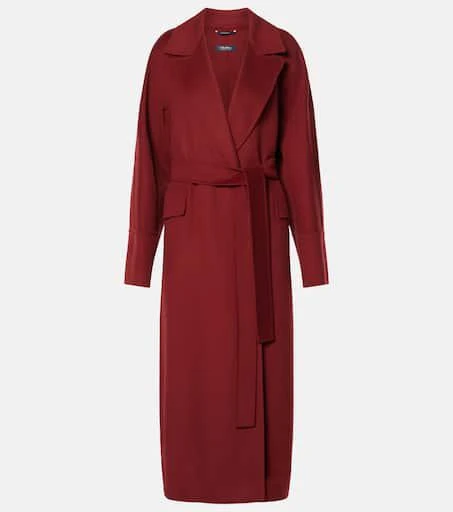 Max Mara Malika virgin wool wrap coat 1