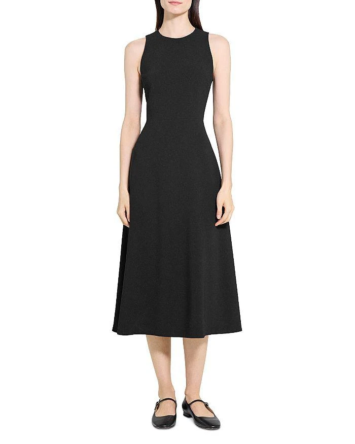 Theory A Line Midi Dress