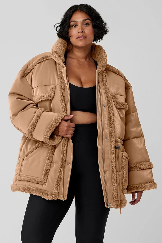 Alo Ice Breaker Puffer Jacket - Toasted Almond 6