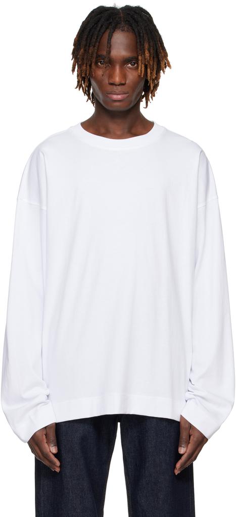 正規 DRIES VAN NOTEN Sheer Draped T-shirt Dries Van Noten Brown Sheer Draped T-shirt Dries Van Noten