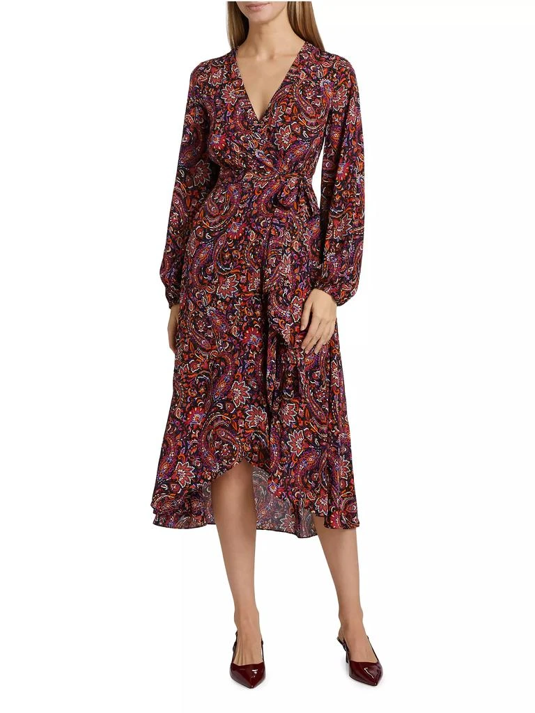 Kobi Halperin Dorothy Paisley Wrap Dress 3