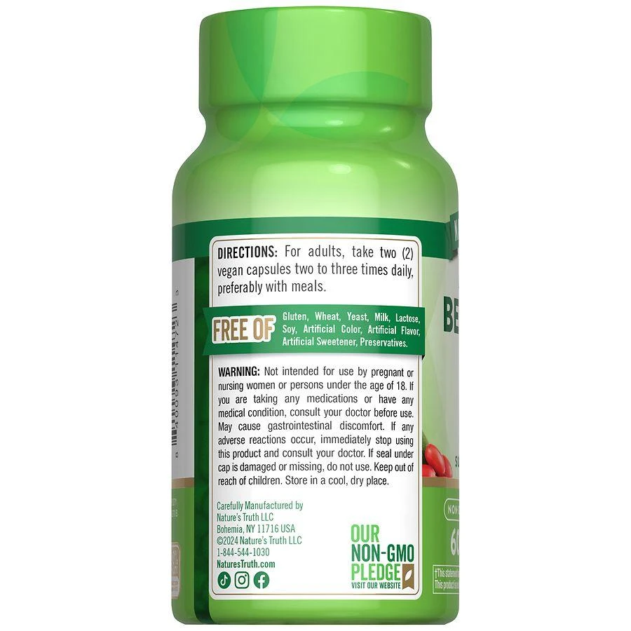 Nature's Truth Berberine Veggie Capsules 2