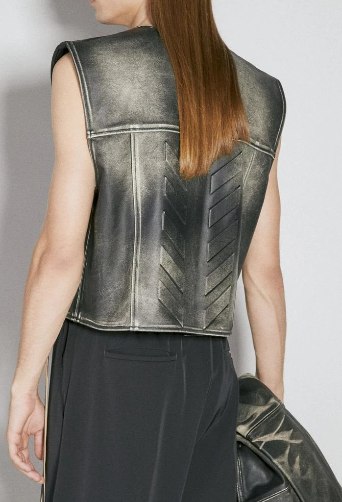 Eytys Eytys Harper Emboss Vintage Leather Vest 2