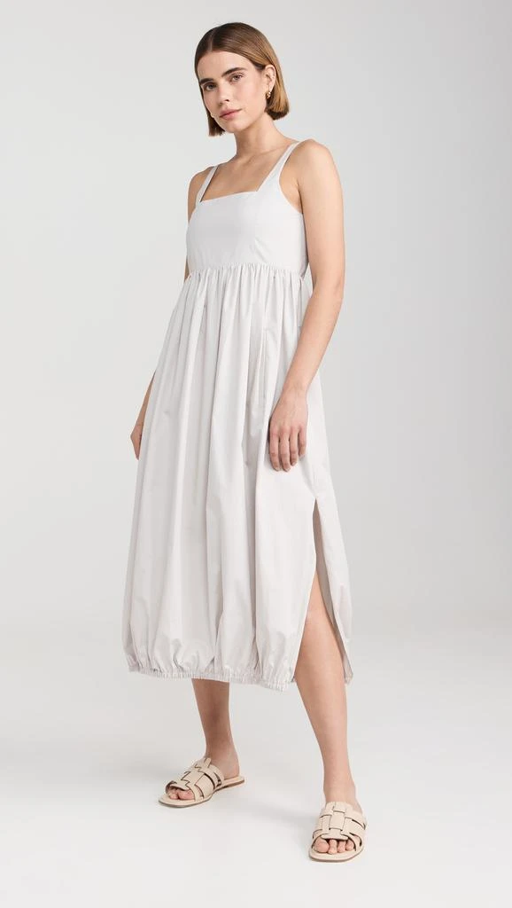 Tibi Eco Poplin Square Neck Sculpted Dress 4