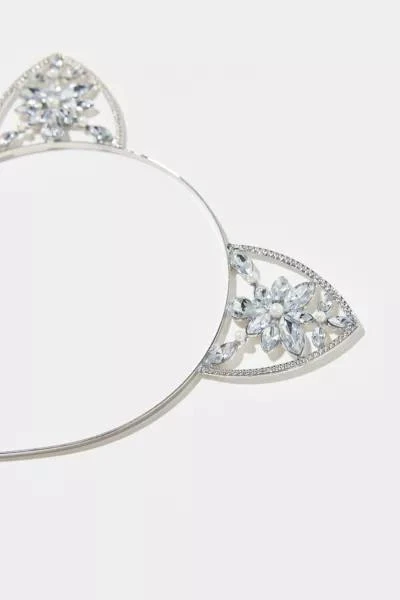 Urban Outfitters Rhinestone Cat Ears Headband 2