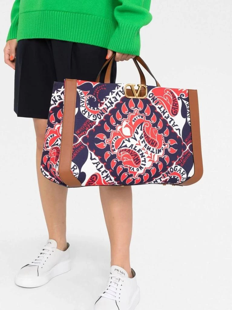 Valentino Valentino - Women
s Bandana Print Shopper Bag 3