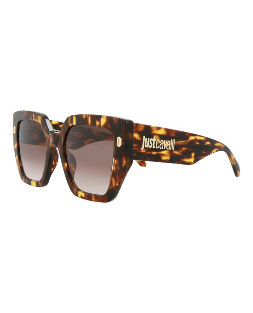 Just Cavalli Square-Frame Acetate Sunglasses