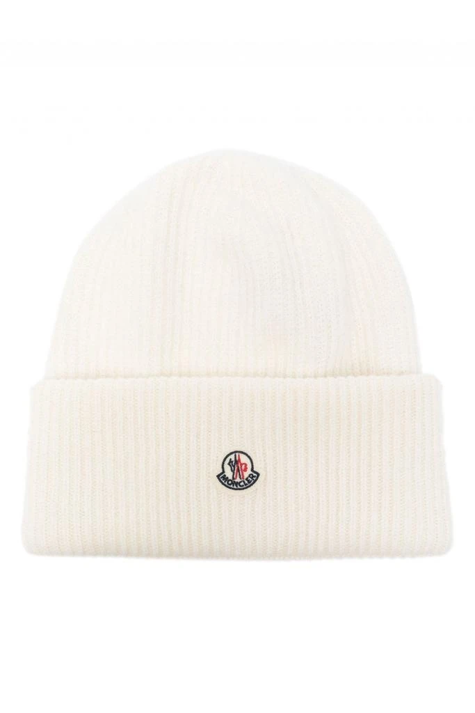 Moncler Moncler Classic Logo Embroidered Beanie 1
