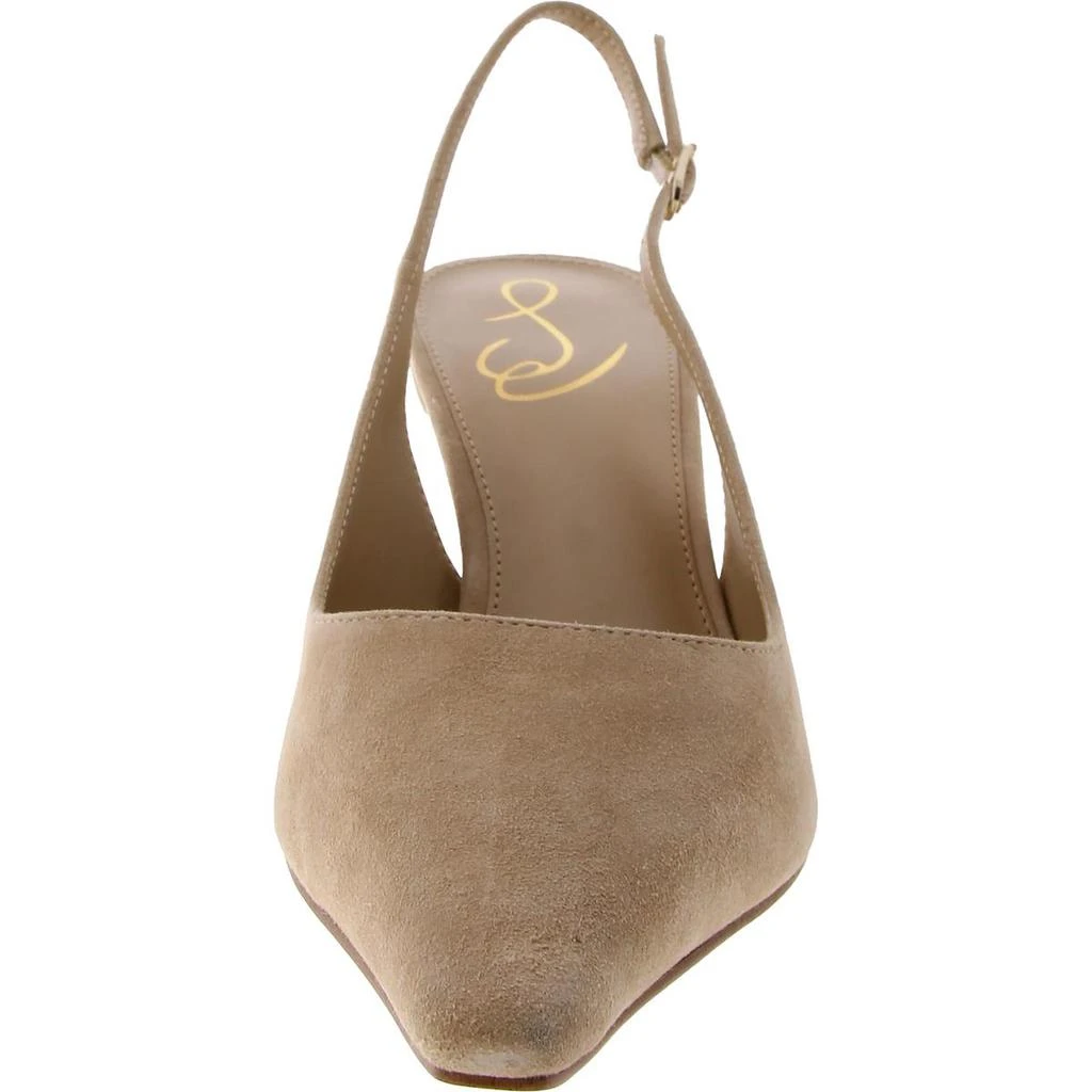 Sam Edelman Womens Suede Slingback Kitten Heels 3