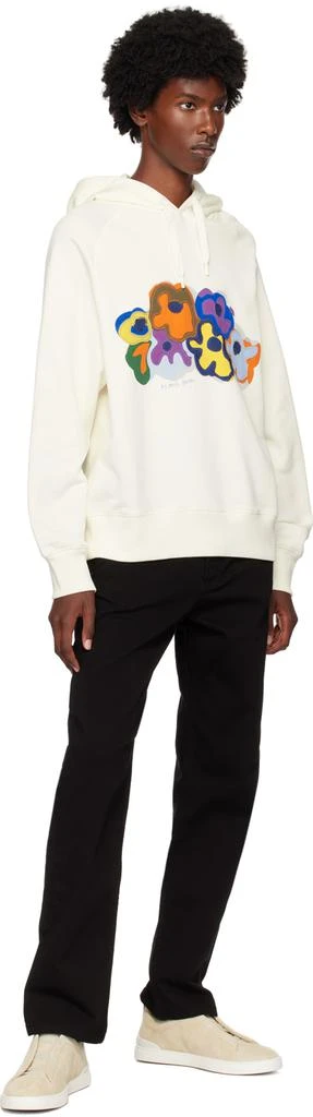 Paul Smith White Embroidered Hoodie 4