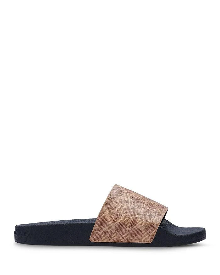 Coach Men
s Signature Canvas Pool Slides 4