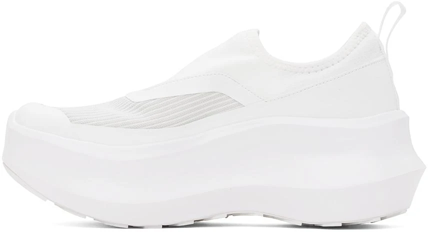 Comme des Garçons White Salomon Edition Slip-On Platform Sneakers 3