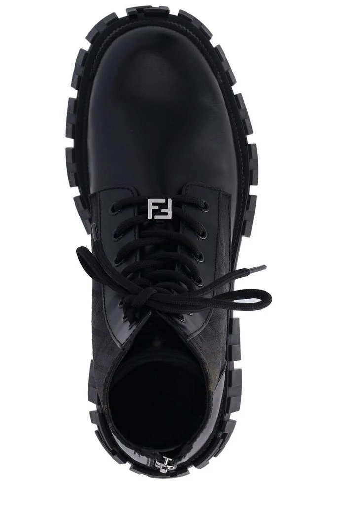 Fendi Fendi Force Lace-Up Biker Boots 5