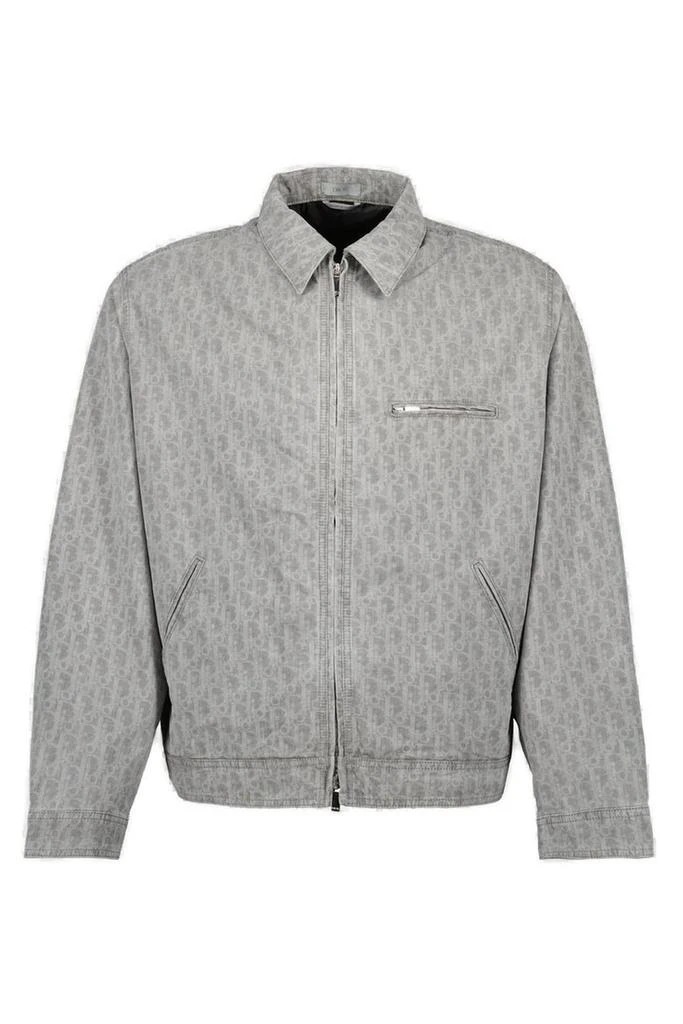 Dior Dior Oblique Zipped Blouson Jacket 1