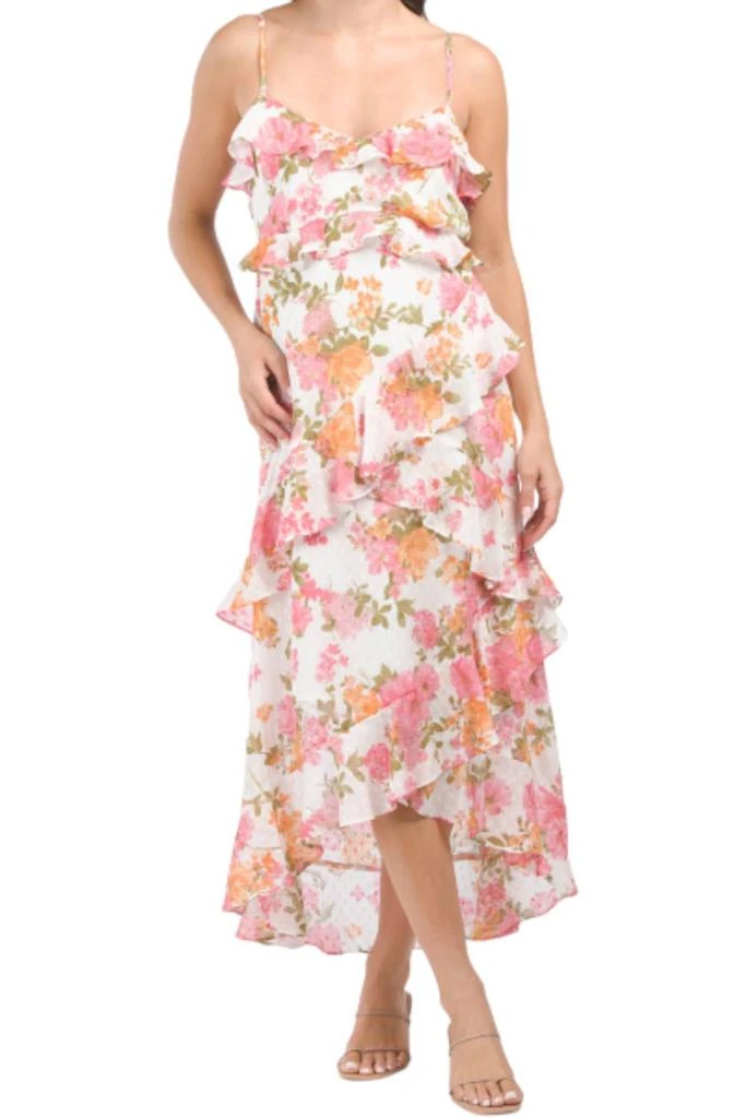 Shop Blu Pepper - Floral Dot Midi Dress on Sale at BeyondStyle  Get 10%  Off Blu Pepper - Floral Dot Midi Dress with Limited-Time Flash Deals,  Exclusive Discounts, and Special Offers.