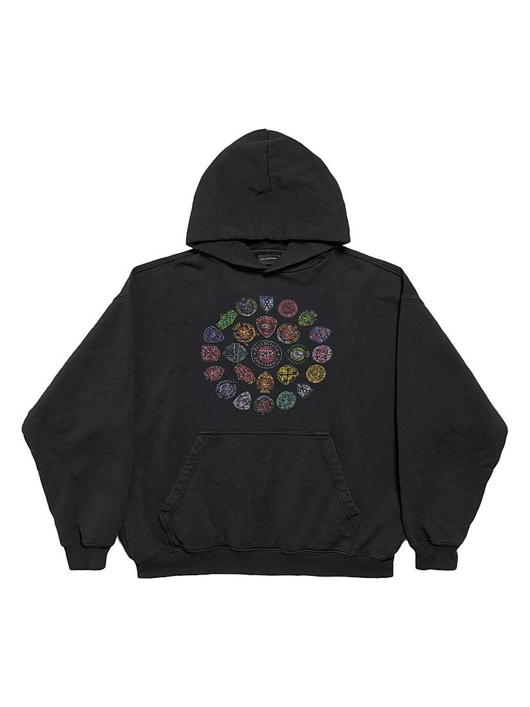 Balenciaga Ski 3B Sports Icon Fleece Hoodie – On Sale Now with Up