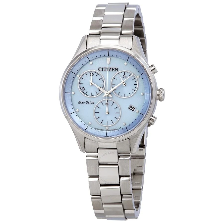 Citizen Chandler  Chronograph Blue Dial Ladies Watch FB1440-57L 1