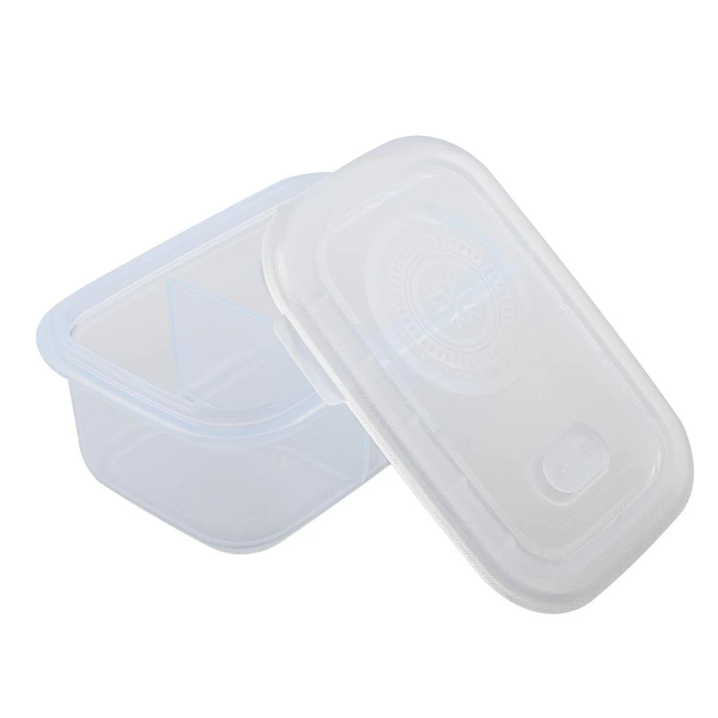 MNML Silicone Food Storage Container with Divider Set of 6 - 700 ml - Clear 1